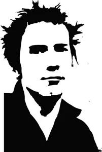 Johnny Rotten Vinyl Aufkleber Aufkleber Punk Sex Pistolen öffentliches Bild limitiert - Bild 1 von 1