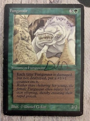 MTG Vintage Beta Fungusaur Signed By Artist - Image 1 of 3