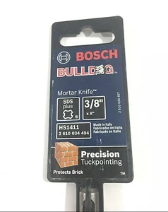 BOSCH BULLDOG HS1411 Hammer SDS Plus 3/8" x 8" Mortar Knife M - Picture 1 of 3