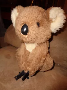 Bear Koala Brown tan 1978 R Dakin 6" VTG stuffed plush nutshell Korea felt paws - Picture 1 of 6