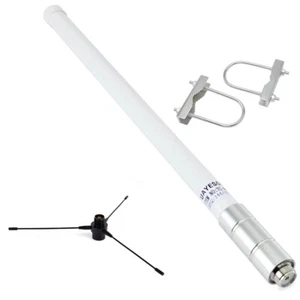 Band VHF UHF Fiberglass Antenna 144/430MHz SO239 Mobile Radio Base Antenna - Zdjęcie 1 z 10