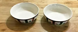 2 Pfaltzgraff Oso de las Nieves 1,5 Qt tazón redondo para servir verduras de Navidad - Imagen 1 de 5