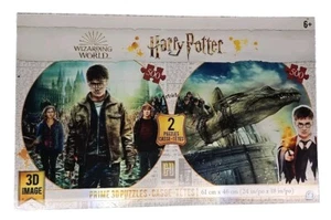 Harry Potter Wizarding World 3D Puzzles 24inX18in – 2 puzzles 500 pcs each  New! - Picture 1 of 8
