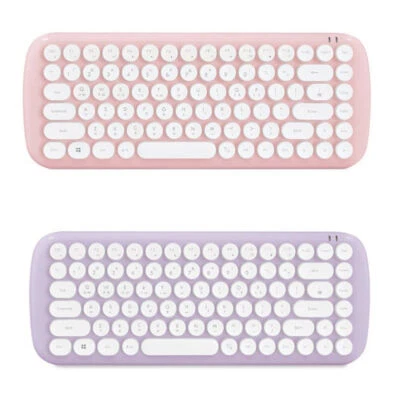 Actto Retro Pop Mini Bluetooth Wireless Keyboard Korean/English Layout / BTK-03 - Image 1 of 4