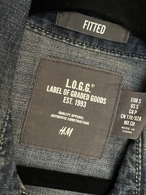 H&M mens Label Of Graded Goods mens shirt blue Size S - Image 1 of 4