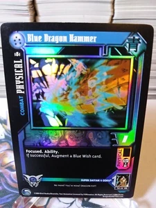 DBZ CCG DRAGON BALL Z GT BLUE DRAGON HAMMER #181 RARE FLAT FOIL SHADOW DRAGON 04 - Picture 1 of 2