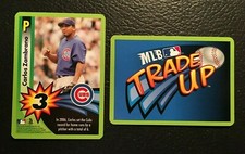 CARLOS ZAMBRANO Chicago Cubs ODD BALL CARD 2007 MLB TRADE UP GAME 