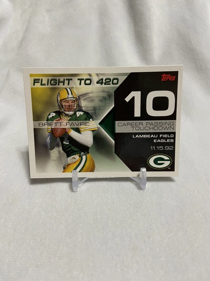 2007 Topps Brett Favre Collection Brett Favre #BF-10 Flight To 420 - Image 1 of 2