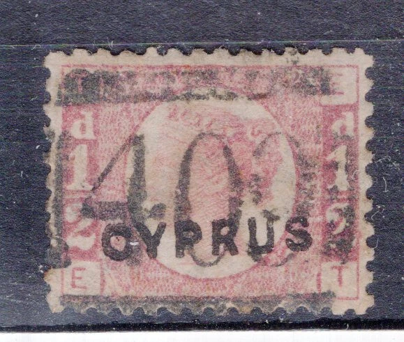 BRTISH CYPRUS, YV # 1, USED, VF - Image 1 of 1