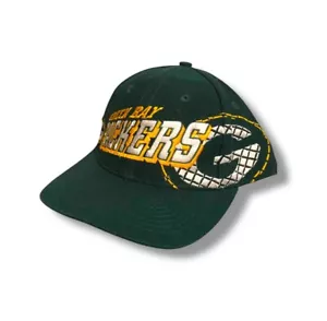 Vintage Green Bay Packers Mütze Cap NFL Pro Line Sports Specialties 90s Grid Logo - Bild 1 von 3