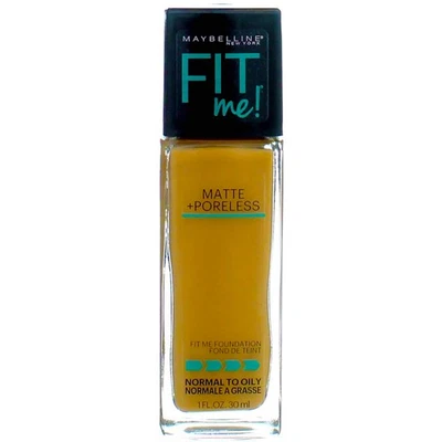 6 Pack Maybelline Fit Me Matte + Poreless Liquid Foundation, Warm Honey 322, ... - Image 1 of 4