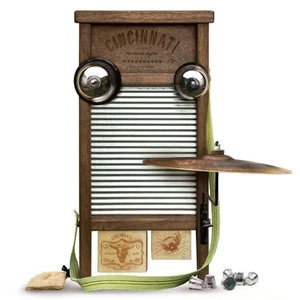 Tabla de lavar Cincinnati Washboards CW-3 Percussion Pro - Imagen 1 de 9