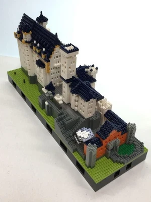  Kawada NAN-NB009 nanoblock Neuschwanstein Castle Deluxe Edition 16.3in Box  - Image 1 of 4