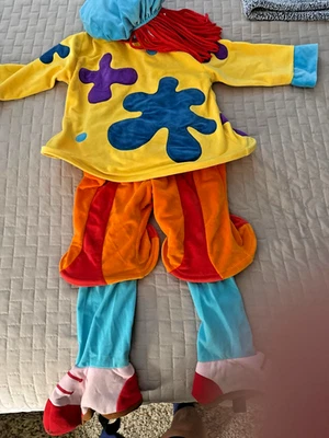 Disney Store Kids XS 4 5 JOJO CIRCUS CLOWN Halloween Costume Complete - Image 1 of 4