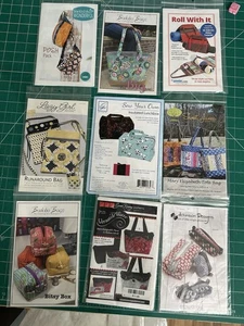 Set mit sieben Schnittmustern zur Herstellung von Handtasche und Taschen in verschiedenen Stilen - Bild 1 von 8