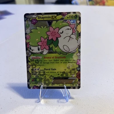 Pokémon TCG Shaymin EX XY148 Generations Holo Black Star Promo Card - Image 1 of 4
