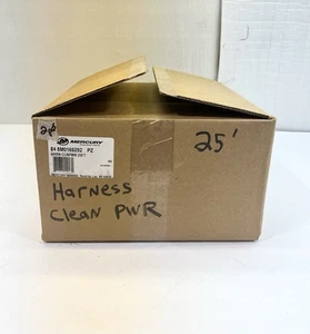New/ OEM Mercury Next Gen Clean Power (4 Pin) Harness 25 Feet - Part# 8M0169292 - Foto 1 di 21