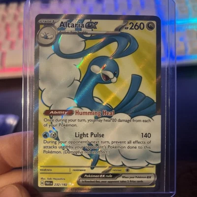 Altaria EX Holo Pokemon Card 232/182 Sv04: Paradox Rift - Image 1 of 4
