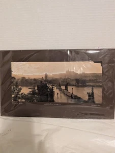 Prague Castle Sunset 2016 Custom Framed Photo/Print Rainy Czech Republic 12x5 - Picture 1 of 11