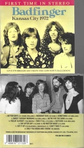 BADFINGER-LIVE IN KANSAS CITY 1972-FIRST TIME IN STEREO!-NEW IMPORT CD - Picture 1 of 1