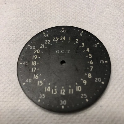 WW2 Hamilton GCT 16s face dial 24hr military navigation pocket watch - Image 1 of 2