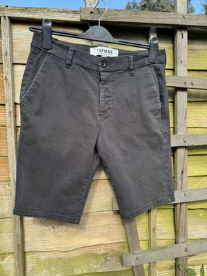 TOPMAN эластичной узкие шорты W 30 «IL 10» черный кнопка мухи карманы - Изображение 1 из 4