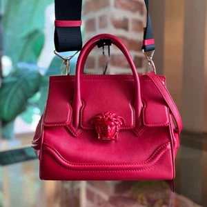 VERSACE Palazzo Empire Medium Red Top Handle Bag - Bild 1 von 21