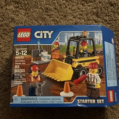 LEGO City 60072: Demolition Starter Set..(4) MINIFIGS..LOADER & INSTRUCTIONS - Image 1 of 4