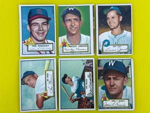(6) Lot 1952 Topps Vintage Baseball (VG+-EX+) *LESEN* *LOT 5* - Bild 1 von 5