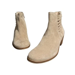 Paul Green Vienna Chelsea Beige Suede Boot Womens, Size UK 5.5 US 8 WORN ONCE - Picture 1 of 9