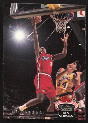 1992-93 Stadium Club Ken Norman Los Angeles Clippers #48 - Image 1 of 2