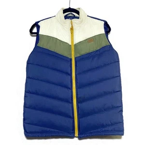 Weatherproof Original Vest Girls Large Quilted Lined Blue Green White New w.Tag - Picture 1 of 8