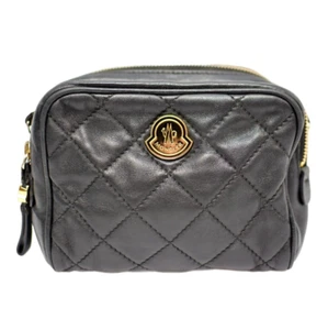 Moncler Black Small Leather Bag - Picture 1 of 10