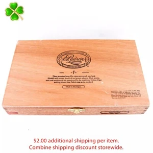 Caja de cigarros de madera vacía Padrón Imperial 11,25" x 7" x 1,75" - Imagen 1 de 12