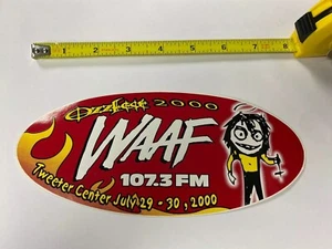 Ozzfest 2000 Ozzy Osbourne WAAF Sticker Promo Selten - Bild 1 von 1
