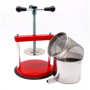Käsepresse Liter und Presskorb 1.4L - Obstpresse, Weinpresse, Fruchtpresse - Bild 1 von 4