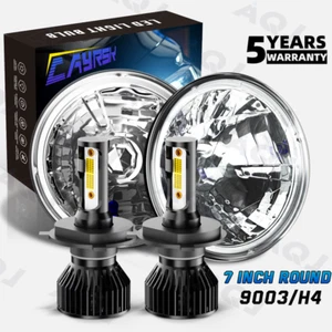Pair 7" LED Headlight For TOYOTA LAND CRUISER FJ40 FJ45 FJ50 FJ55 FJ60 FJ62 FJ70 - Picture 1 of 17