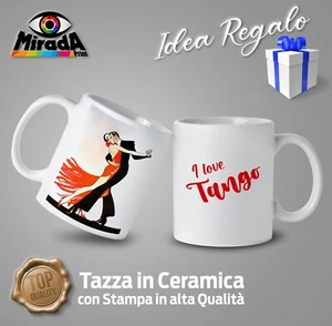 TAZZA MUG I LOVE TANGO BALLO TANGO ARGENTINO IDEA REGALO DANZA MUSICA FESTA NEW - Bild 1 von 2