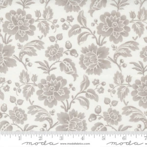 Promenade Damask Cloud White Walkway by 3 Sisters for Moda 1/2 Yard - Picture 1 of 1