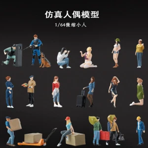1/64 Diorama Figure Model City Street Various Figure Dolls Scene display Model - Picture 1 of 75