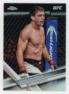 2017 Topps Chrome UFC Demian Maia Refractor #79 - Image 1 of 2