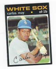 1971 TOPPS CARLO MAY #243 CHICAGO WHITE SOX