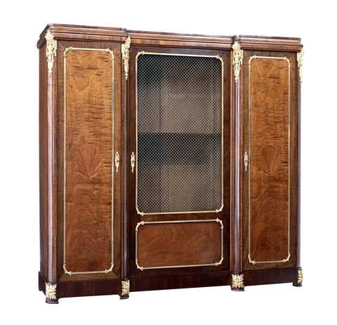 19TH CENTURY FRENCH EMPIRE INFLUENCED MAHOGANY CABINET Cover