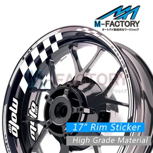 Red Racing GP Rim Wheel Decal Stickers For Ducati Diavel Carbon Dark 2011-2019 - Bild 1 von 17