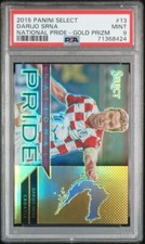 2015 Panini Select National Pride 13 Darijo Srna Gold Prizm PSA 9 POP 1 10/10