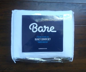Bare Home Duvet Cover Twin/Twin XL Premium 1800 Soft Duvet Cover Set Warm White - Picture 1 of 3
