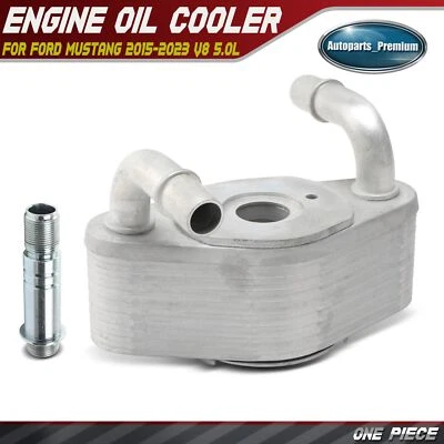 Engine Oil Cooler for Ford Mustang 2015 2016-2023 V8 5.0L GAS DOHC FR3Z-6A642-A - Image 1 of 4