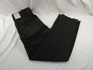 FLYING CROSS MENS SIZE 35 LEGEND 55% POLY/45% WOOL NYC PLEATED CHARCOAL SPLETRS - Picture 1 of 5