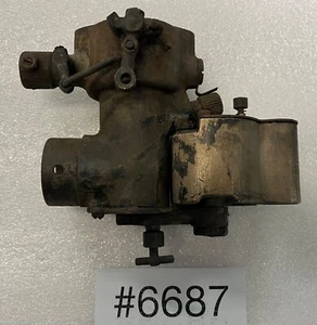 Marvel Brass Bowl Carburetor 1 Barrel 1900's J2E for Parts Core or Rebuild #6687 - Picture 1 of 12