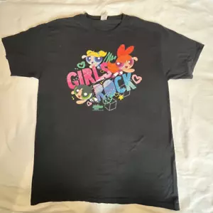 Damen/Junioren PowerPuff Mädchen T-Shirt "Girl's Rock" - Bild 1 von 3